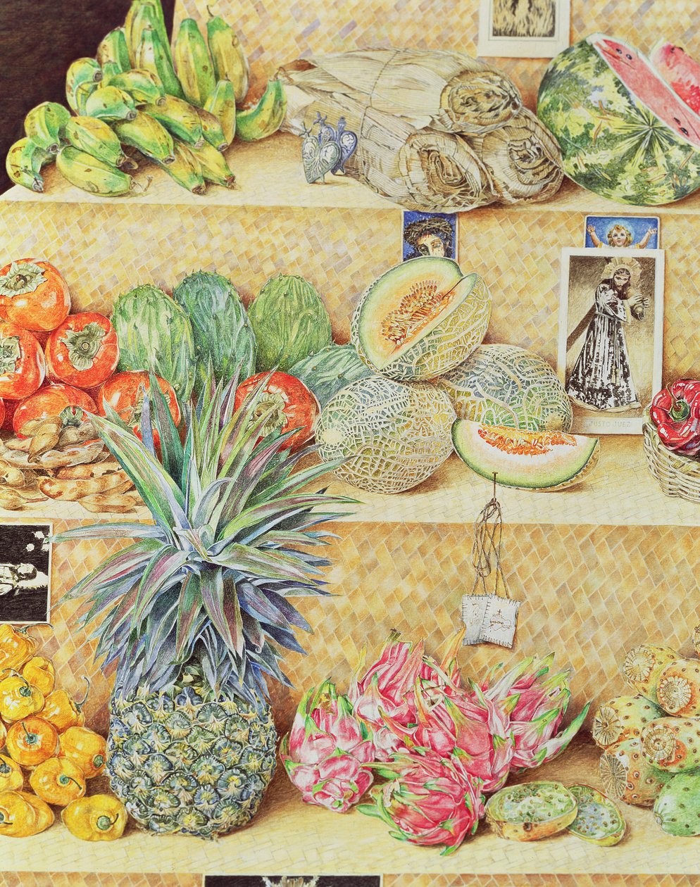 水果摊，La Laguinilla，1998 作者 詹姆斯·里夫