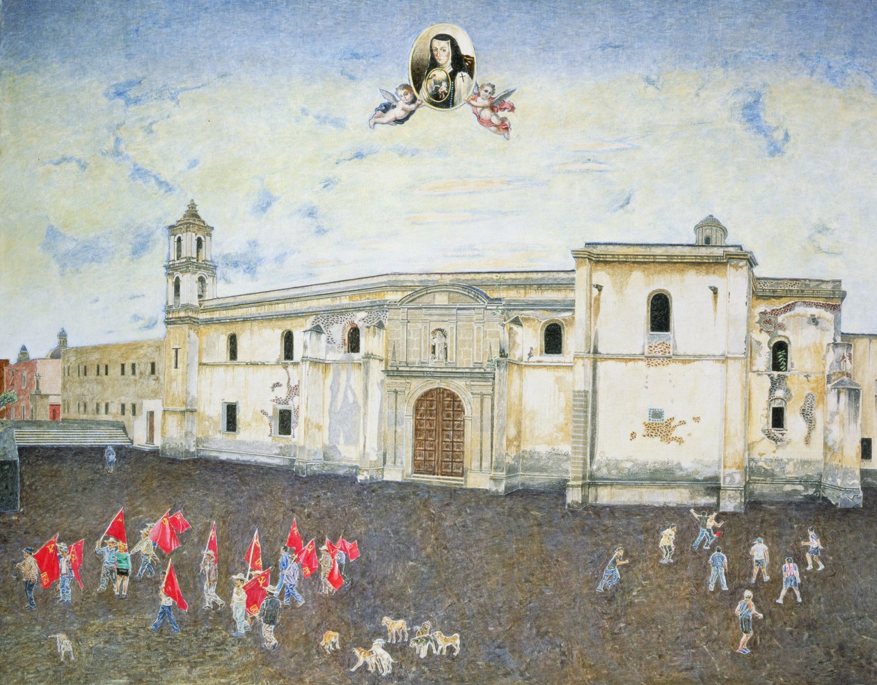 政治抗议，Sor Juana de la Cruz修道院（1648-95）2001 作者 詹姆斯·里夫