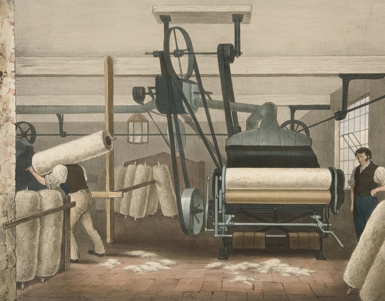 Lap Frame，Cotton No. 3进展，酒吧。 1840 作者 詹姆斯·理查德·巴福特