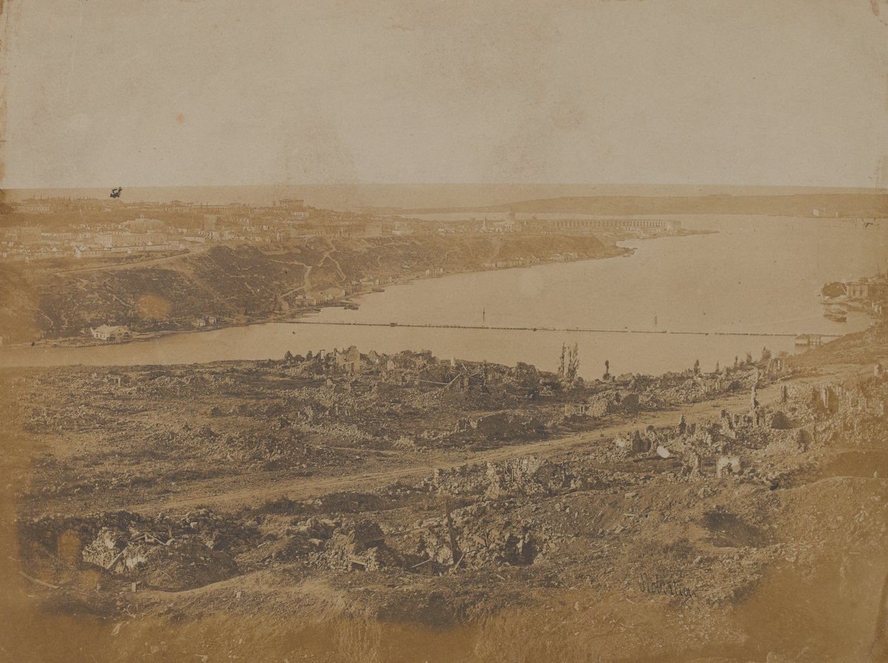 尼古拉斯堡，塞瓦斯托波尔，1855年 作者 詹姆斯·罗伯逊