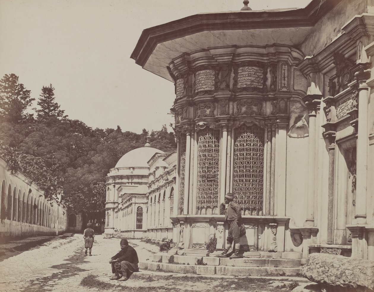 埃尤布清真寺，1857 年（照片） 作者 詹姆斯·罗伯逊
