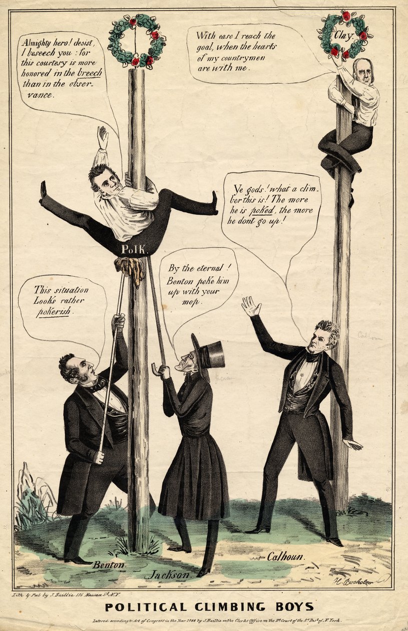 政治攀登男孩，由J Baillie，H Bucholzer，纽约出版，1844年 作者 詹姆斯·S·巴利