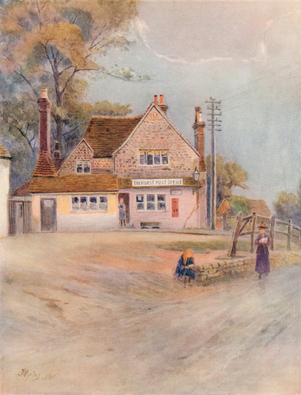 Ewehurst邮局"，1911年，1914年 作者 詹姆斯·S·奥格威