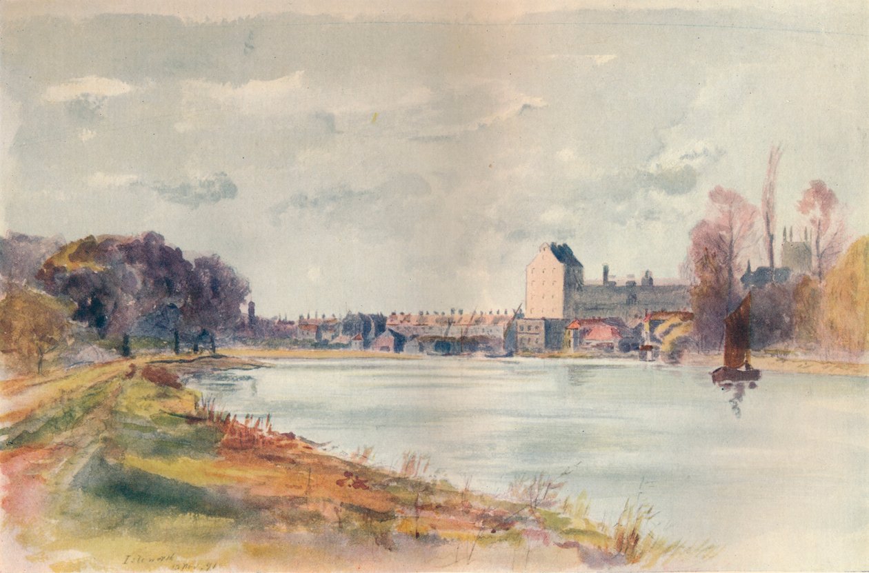 Isleworth, from the Towpath