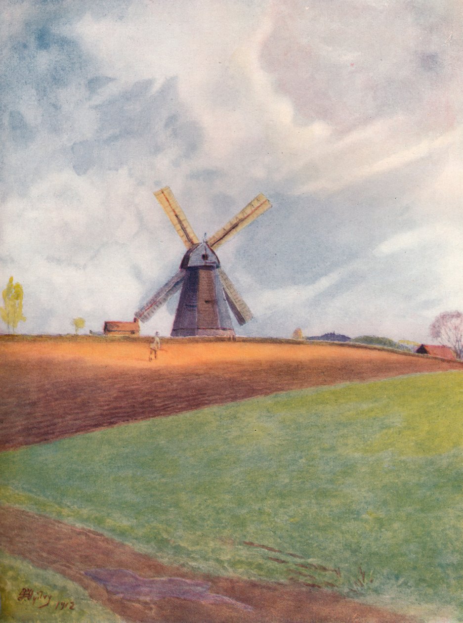 Shiremark Mill, Capel", 1912, 1914年 作者 詹姆斯·S·奥格威