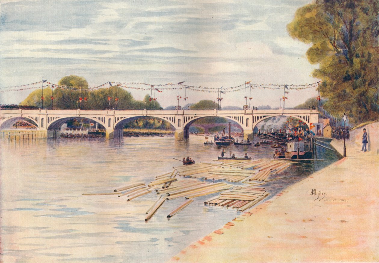 圣玛格丽特水闸，开幕式》，1893年，1914年 作者 詹姆斯·S·奥格威