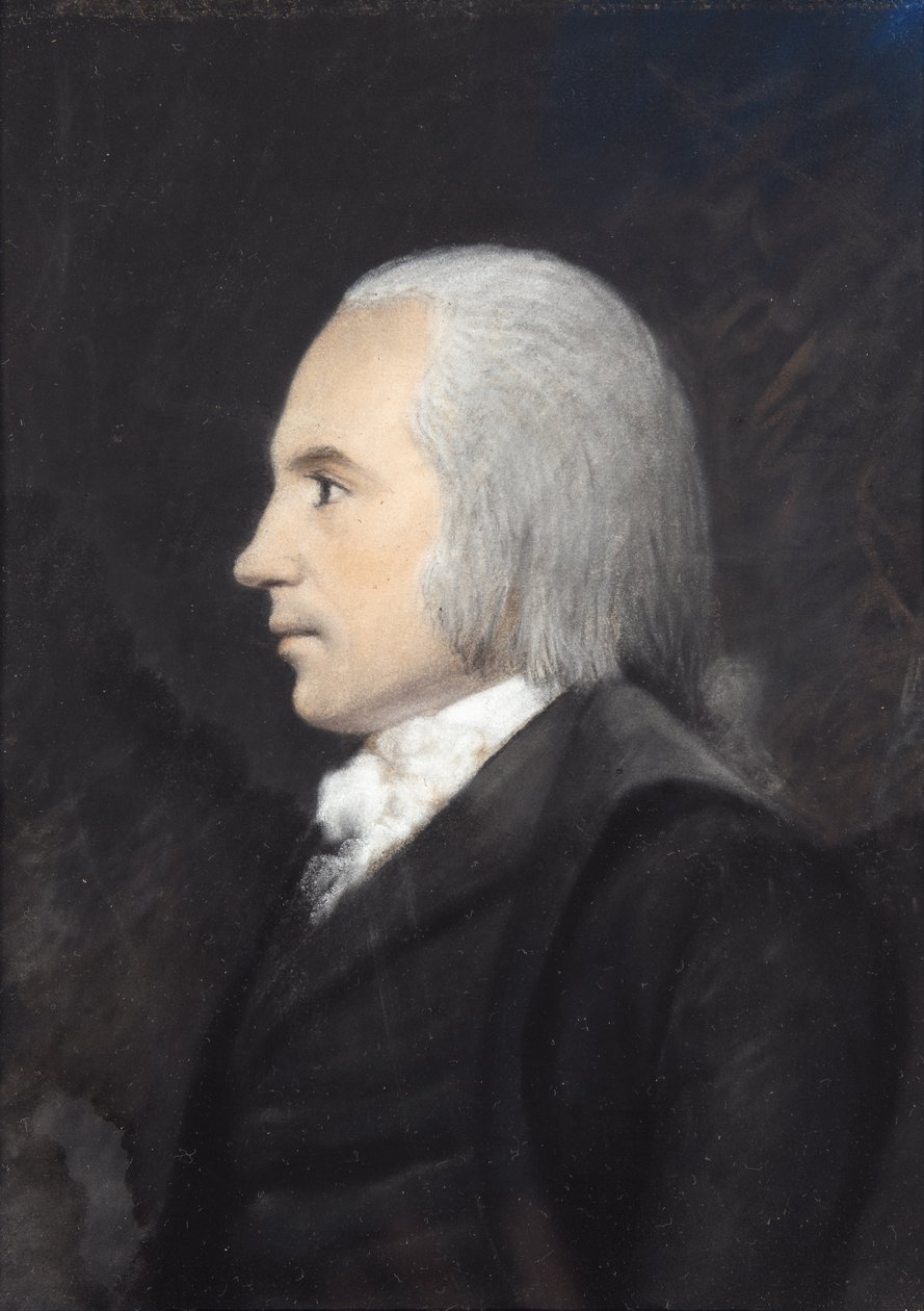 Aaron Burr（灰纸粉彩） 作者 詹姆斯·夏普尔斯