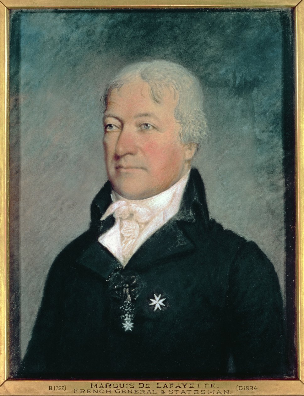 Marie Joseph Paul Yves Roch Gilbert Motier (1757-1834) Marquis de Lafayette 作者 詹姆斯·夏普尔斯