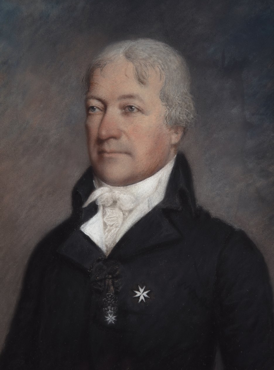 Marquis de Lafayette（灰纸粉彩） 作者 詹姆斯·夏普尔斯
