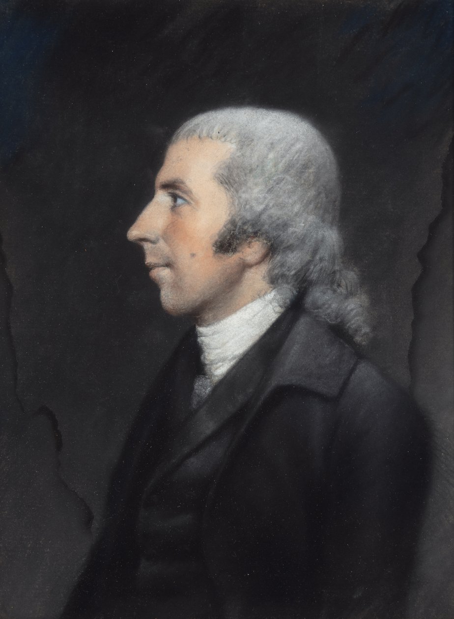 Rev. Jedidiah Morse（灰纸粉彩） 作者 詹姆斯·夏普尔斯