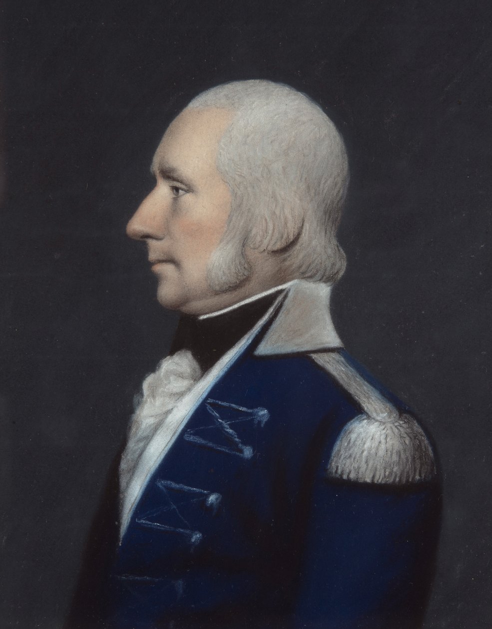 Sir G. Dunbar (pastel on grey paper) 作者 詹姆斯·夏普尔斯