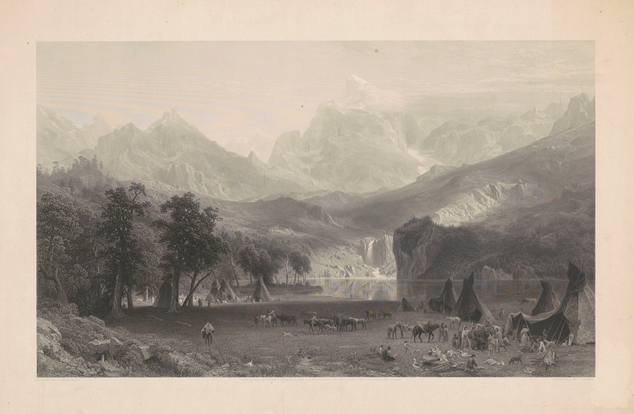 洛矶山脉 作者 James Smillie，根据 Albert Bierstadt