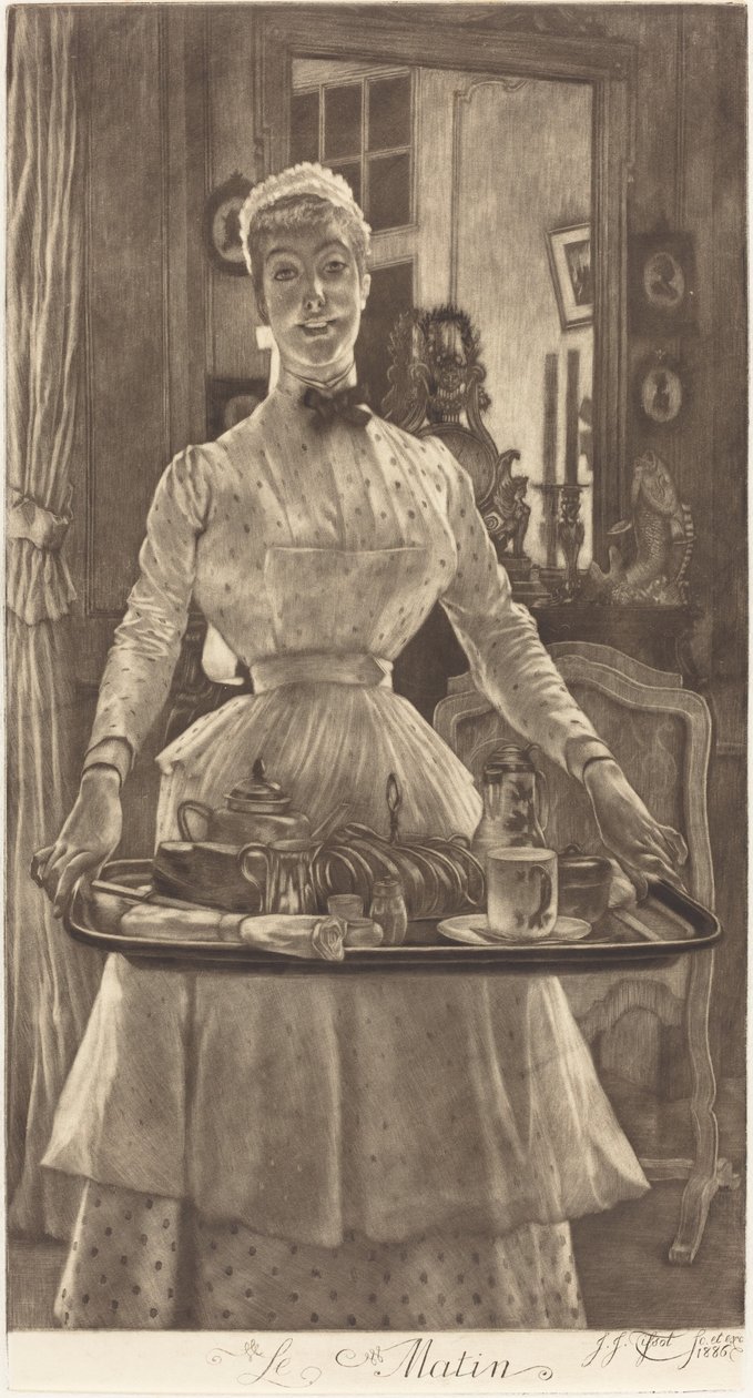 Le Matin Morning, 1886. 作者 詹姆斯天梭