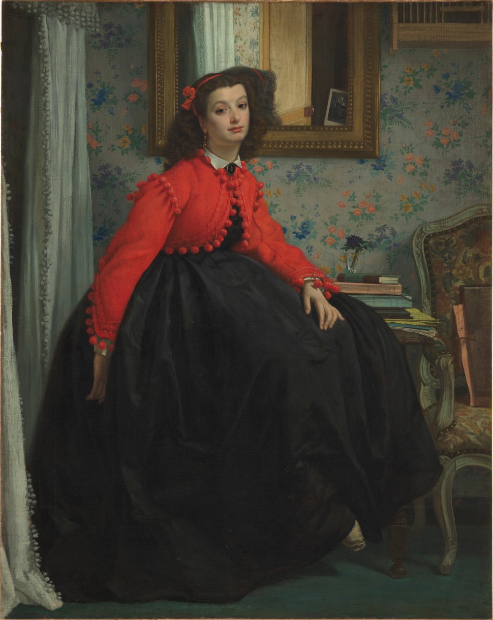 Miss Portrait of L. L. 作者 詹姆斯天梭
