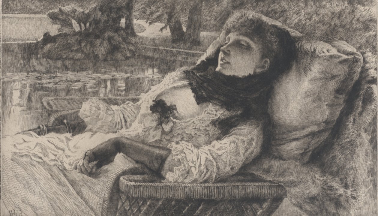 1881年夏日的夜晚。 作者 詹姆斯天梭