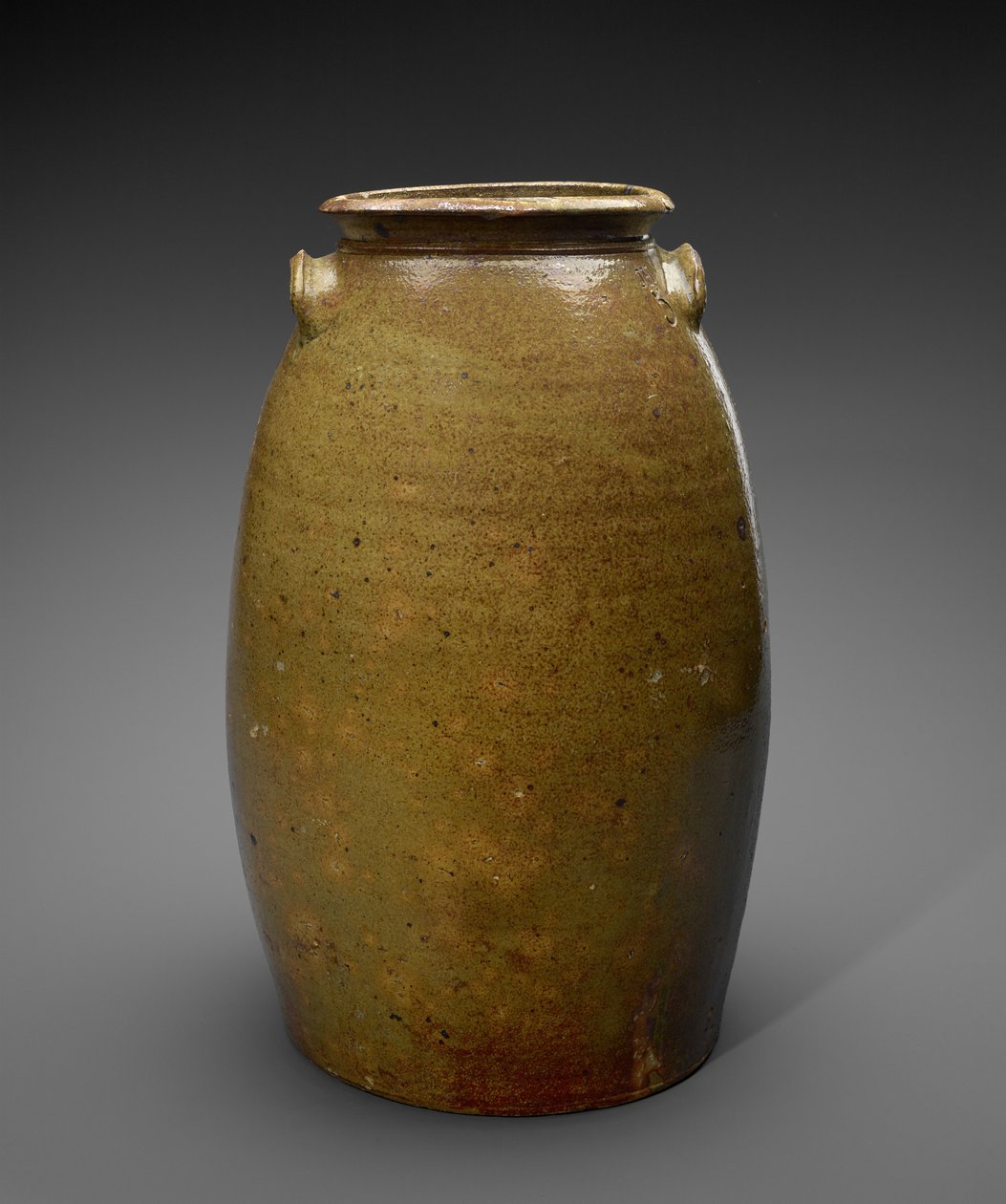 坛子c。 1873年至1900年（碱性釉陶器） 作者 詹姆斯·W·哈登
