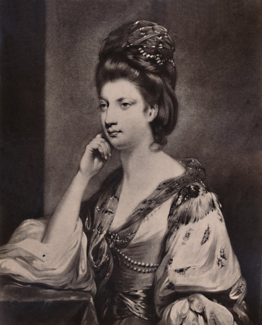 朱莉娅·博斯维尔小姐（Julia Bosvile）小姐，后来爵爷达德利（Viscountess Dudley），1775年1894年 作者 詹姆斯·道森·沃森