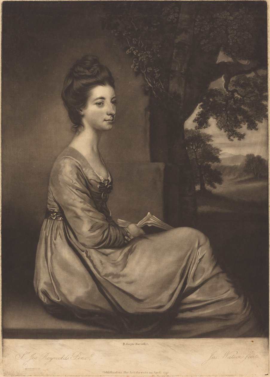 Jemima Countess Cornwallis 作者 约书亚雷诺兹爵士之后的詹姆斯沃森