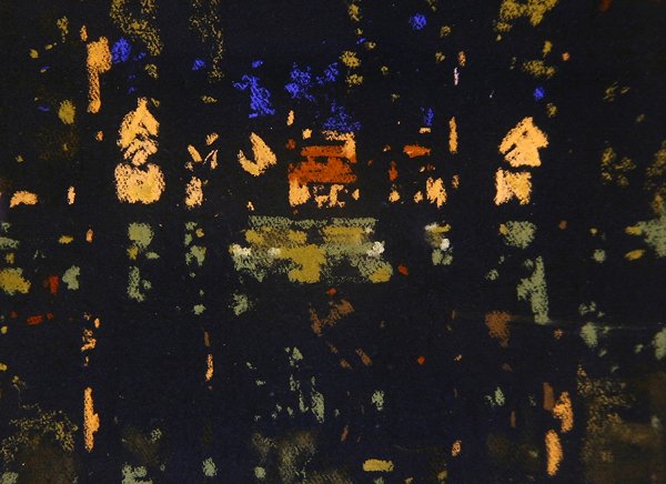 风景的反射（纸上粉笔画） 作者 詹姆斯·沃特斯顿先驱报