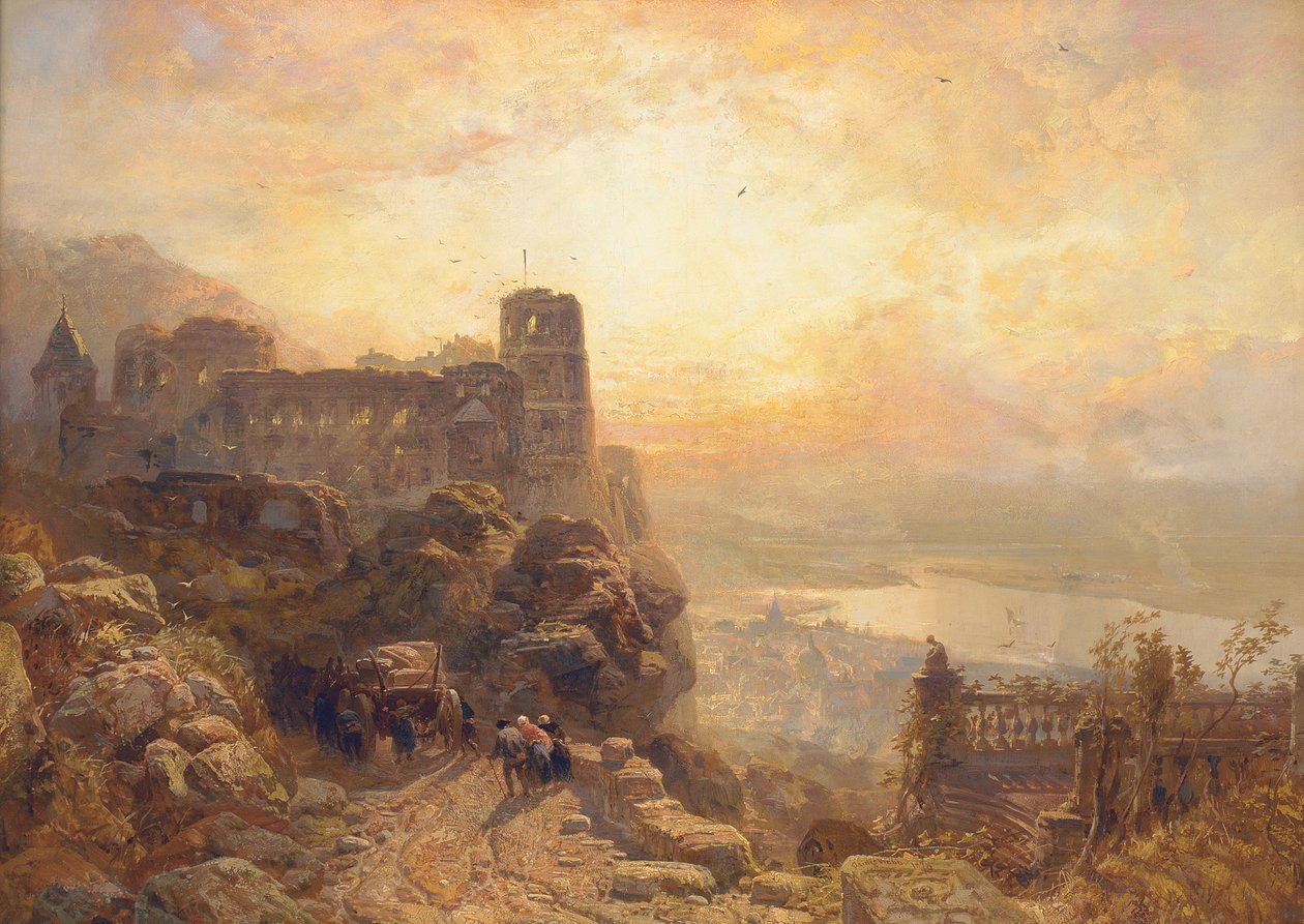 海德堡，1878年 作者 詹姆斯·韦伯