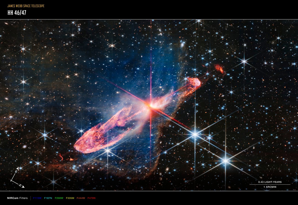 Herbig-Haro 46/47 (NIRCam Compass Image)   1478654   zh       chinese Successfully Translated  Original: House, outside and inside Translat: House, outside and inside 1452580 zh chinese Successfully Translated Original: The Triumph of Scipio Africanus (tem 作者 詹姆斯韦伯太空望远镜 (NASA)