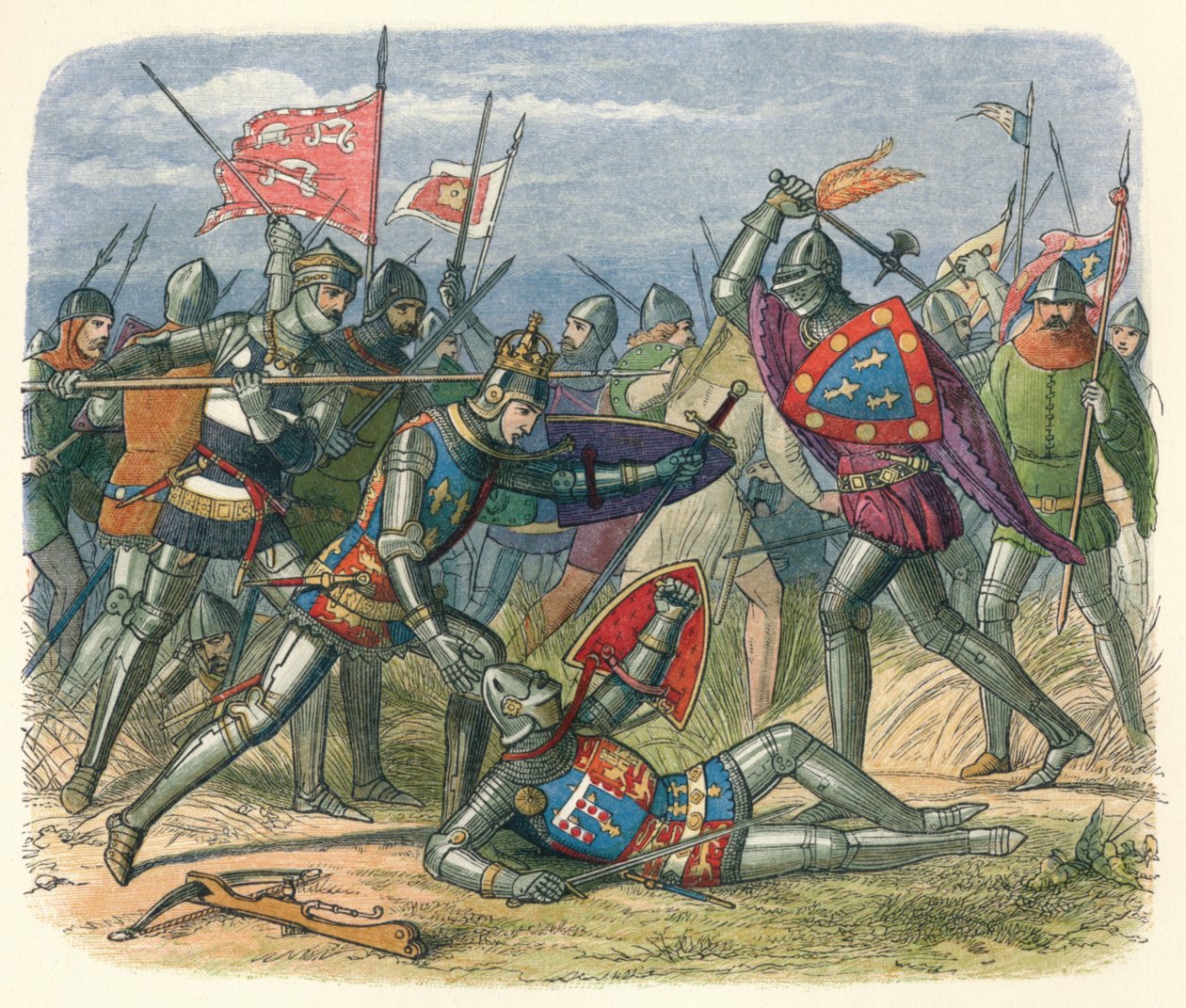 国王被阿伦孔公爵袭击，1415年18640年 作者 詹姆斯·威廉·埃德蒙·道尔