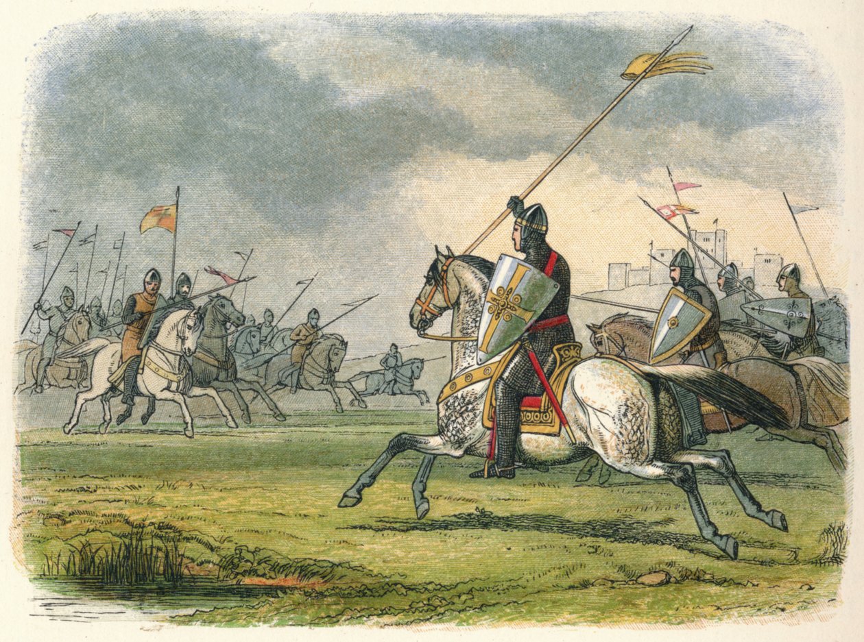 狮子威廉（William the Lion）被俘，1174年1864年 作者 詹姆斯·威廉·埃德蒙·道尔