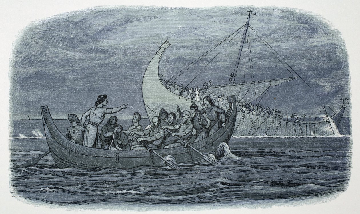 白船失事，法国，1120年 1864年 作者 詹姆斯·威廉·埃德蒙·道尔