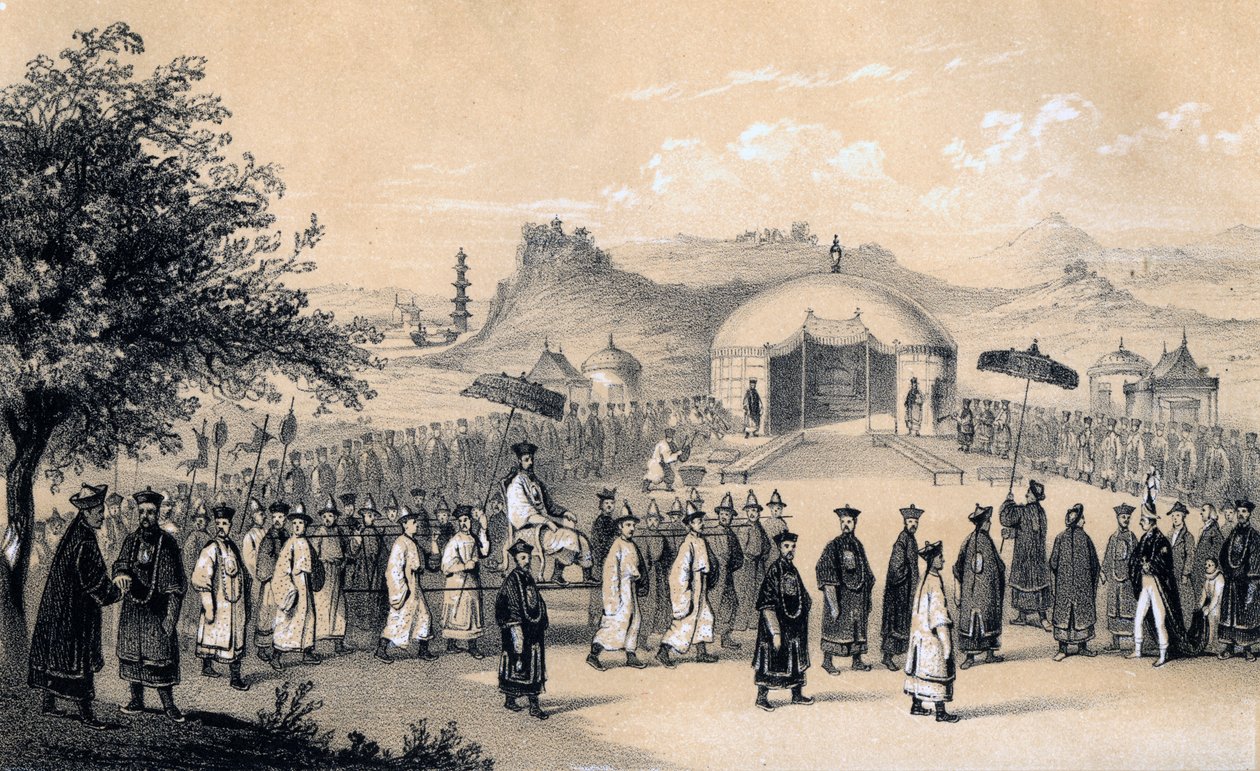 1847年，中国皇帝接任英国大使 作者 詹姆斯·威廉·吉尔斯