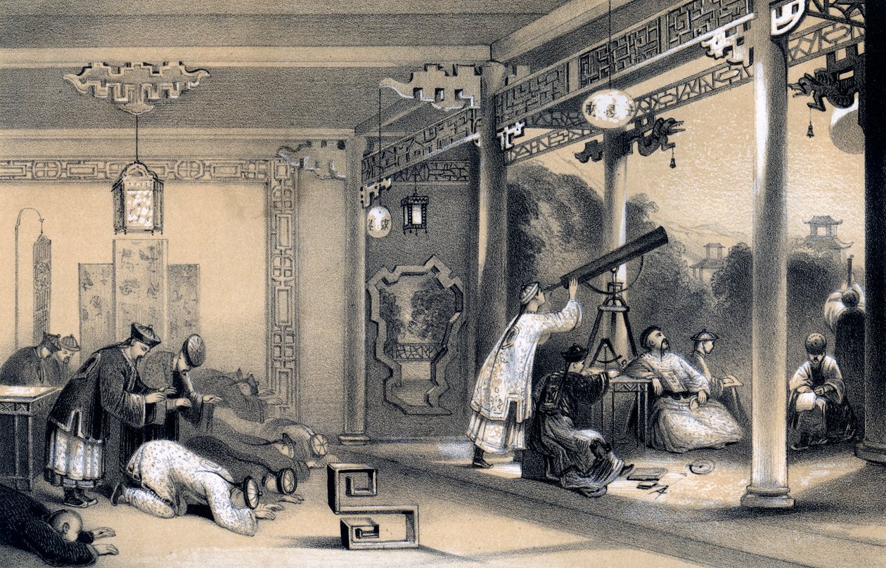 1847年日食发生时，在中国每个省市都举行了仪式。 作者 詹姆斯·威廉·吉尔斯