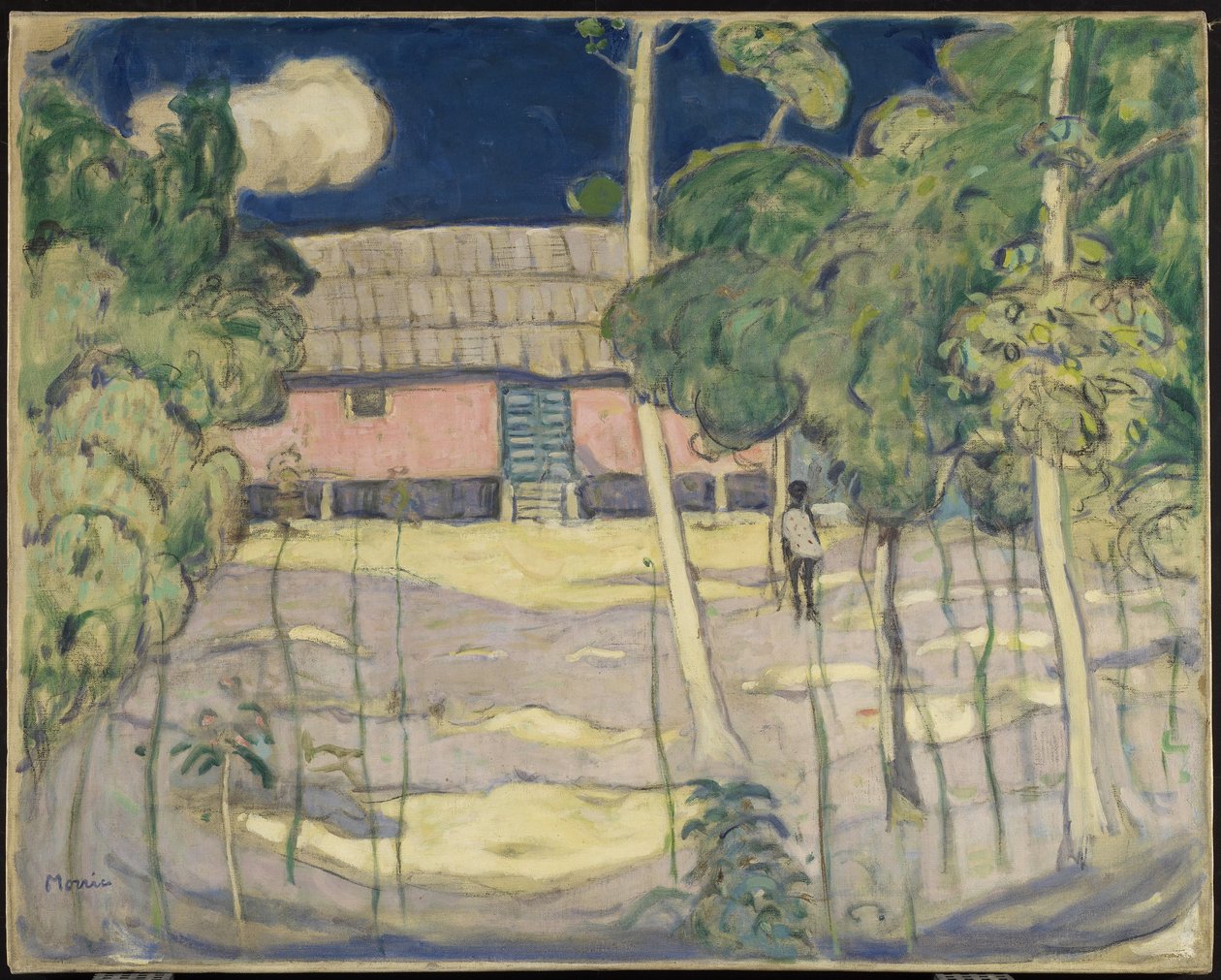 风景，特立尼达，约1921年（布面油画） 作者 詹姆斯·威尔逊·莫里斯
