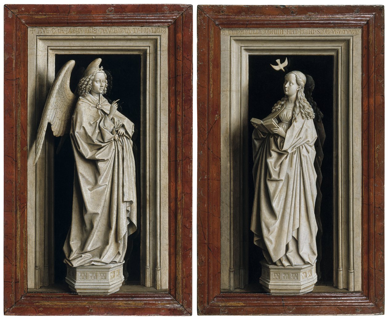 Annuciation Diptych 作者 扬·范·埃克