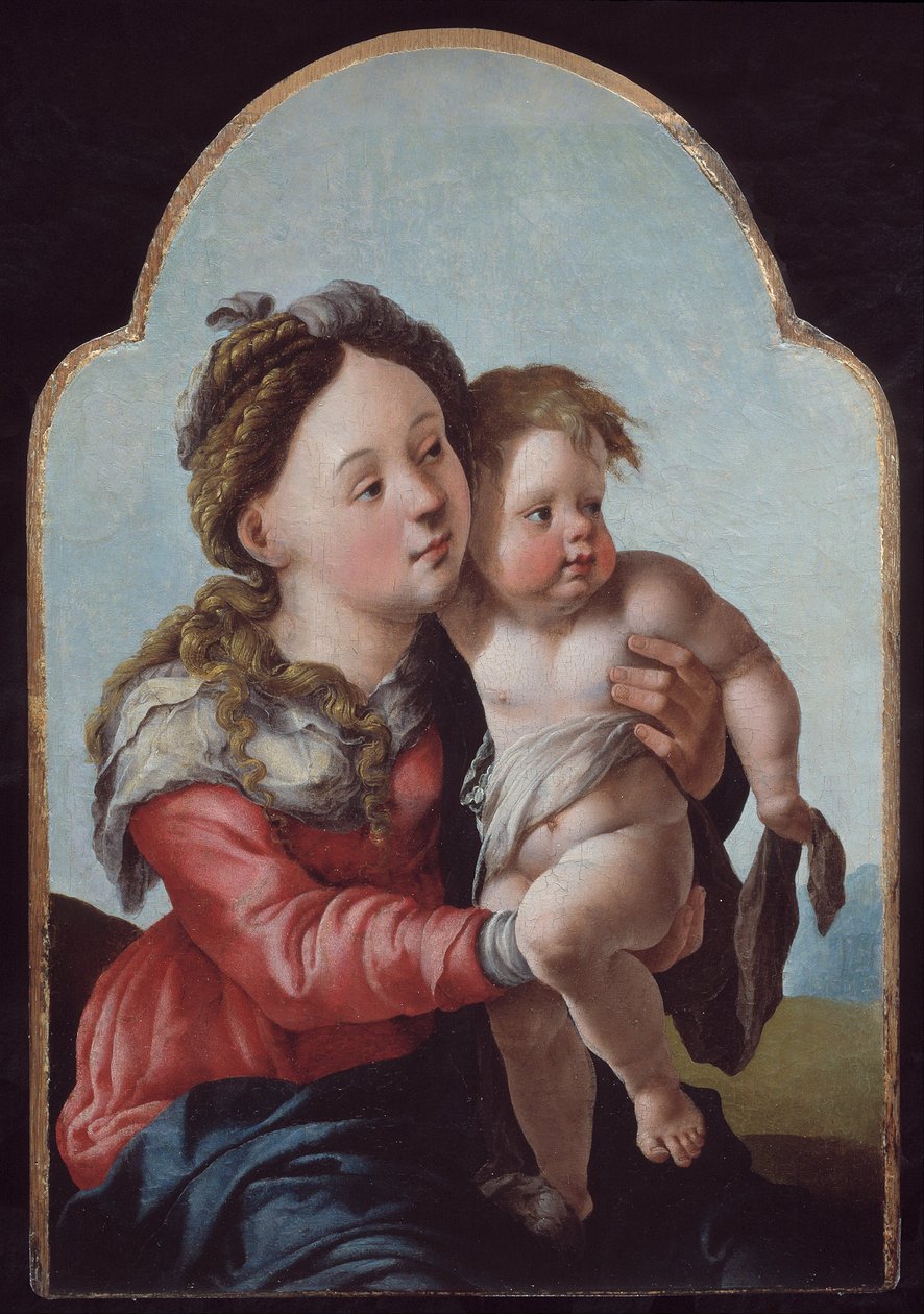 麦当娜和孩子 作者 扬·范·斯柯（Jan van Scorel）