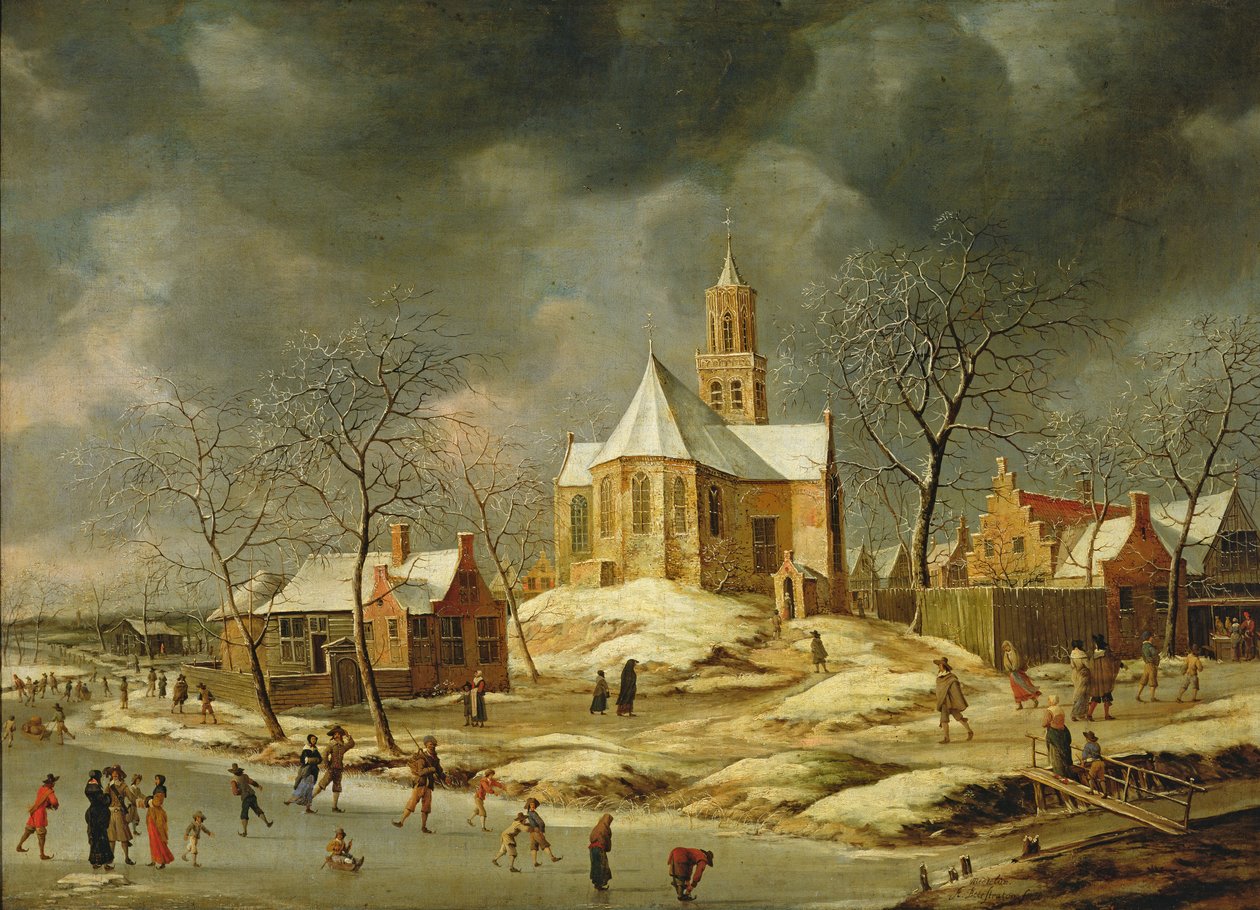 Midlum村 作者 扬·亚伯拉罕（Jan Abrahamsz）。啤酒率