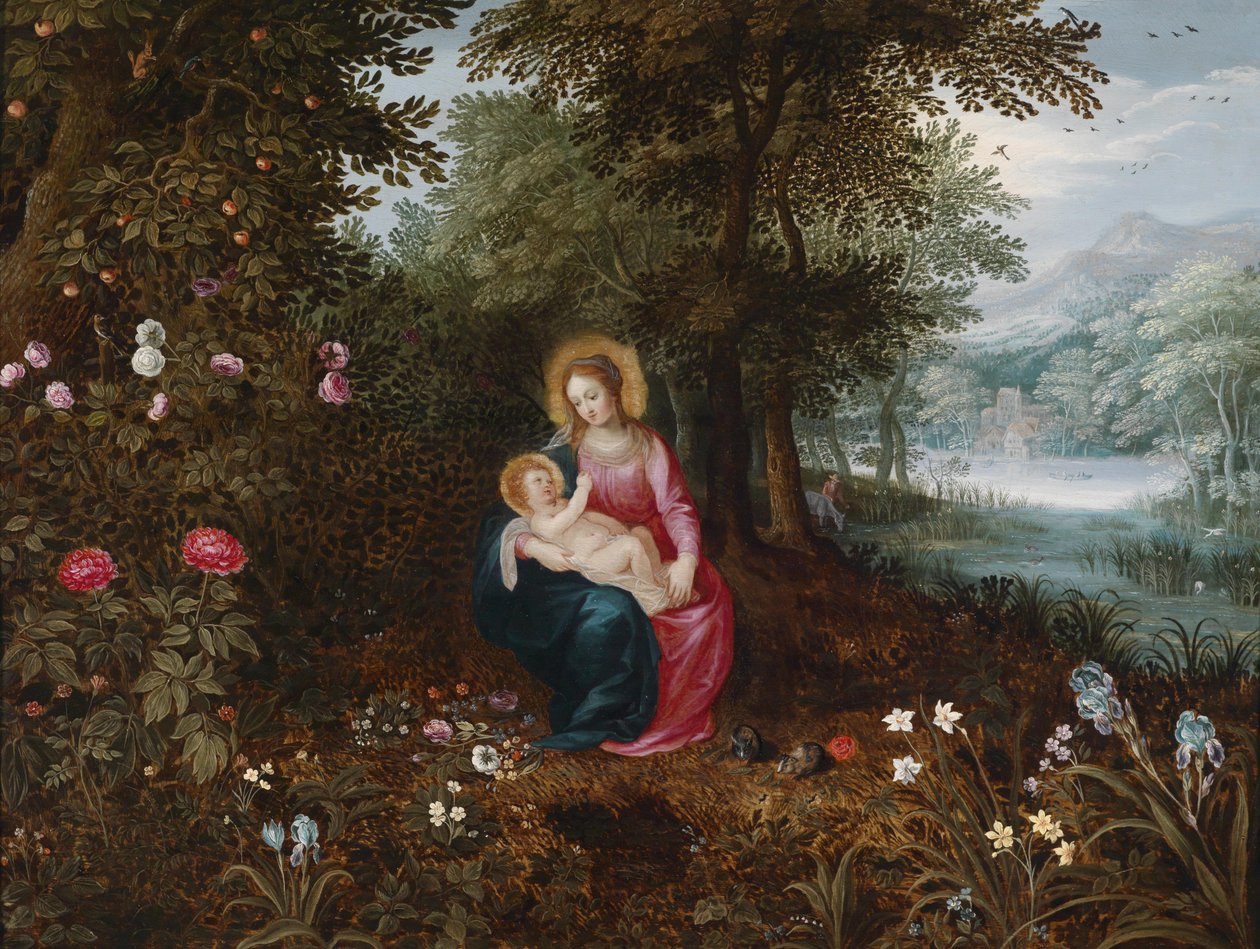 飞往埃及的其余部分 作者 扬·布鲁格（Jan Brueghel）