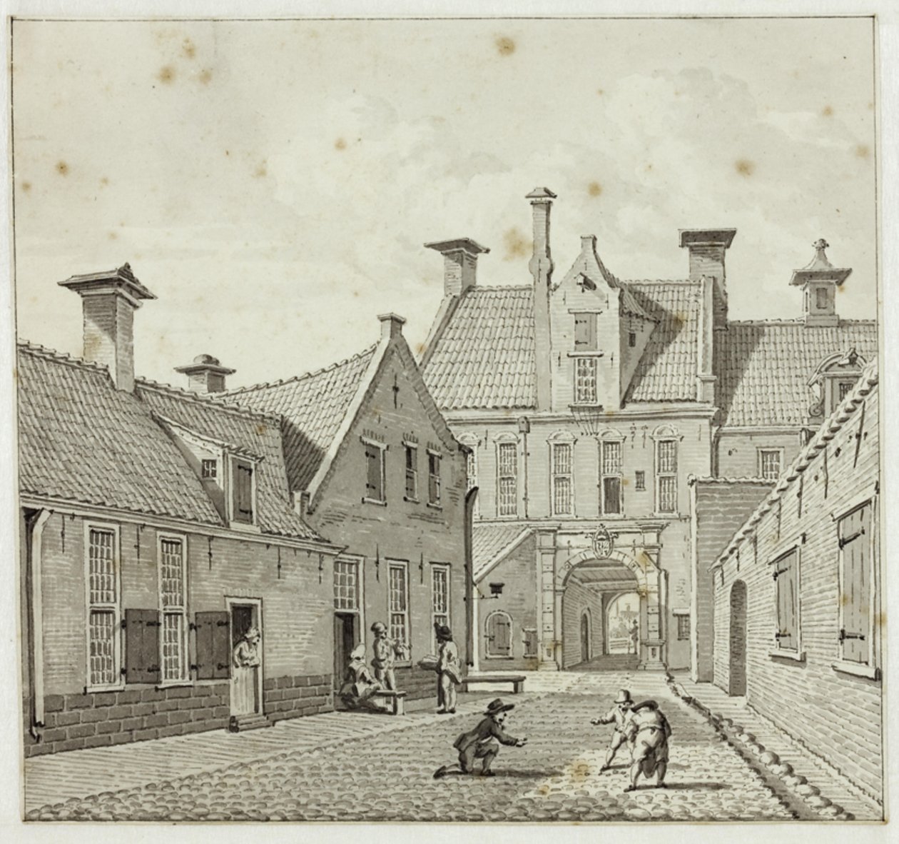 来自Turfstraat的Gardepoort 作者 扬·布特胡斯（Jan Bulthuis）