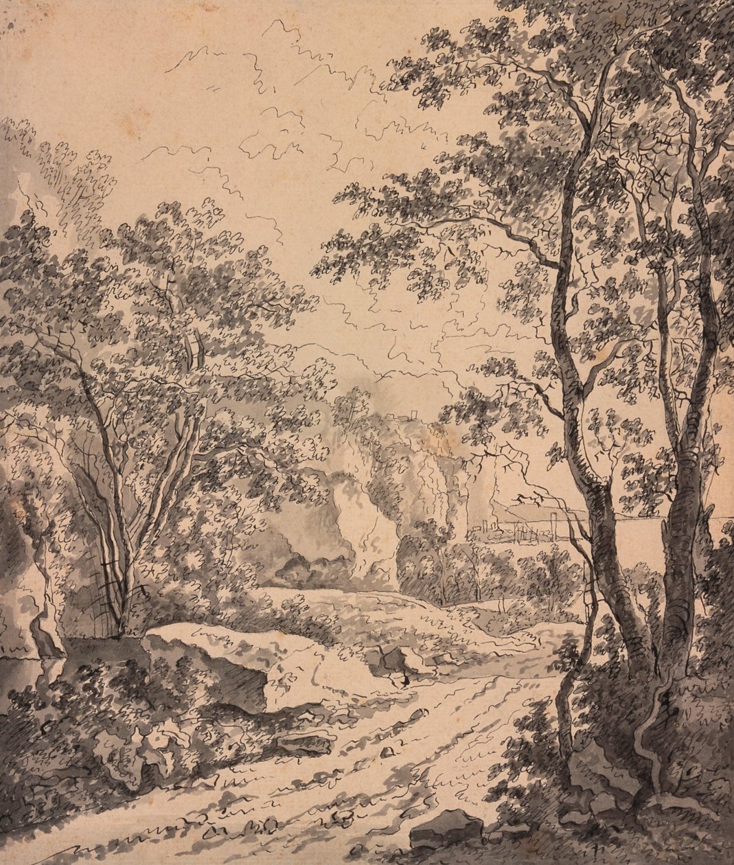 意大利风景，在安科纳和Sinigaglia之间 作者 Jan Dirksz两者
