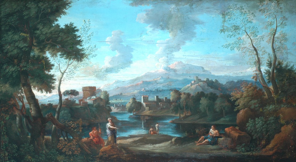 古典风景，Orizante 作者 扬·弗兰斯·范·布洛门