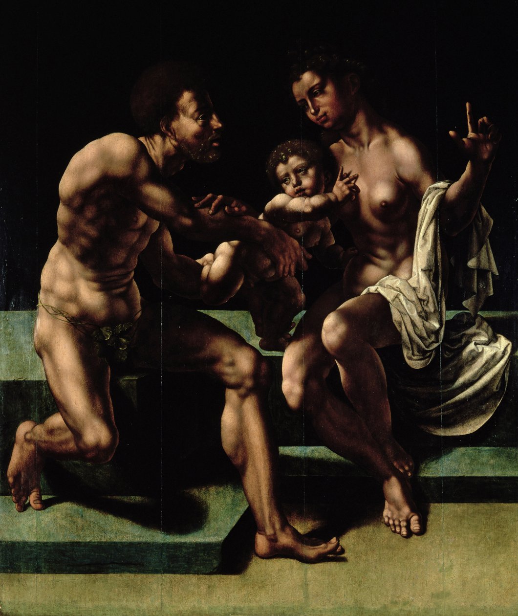 西布尔恳求土星饶恕她的孩子 作者 扬·高萨特（Jan Gossaert）