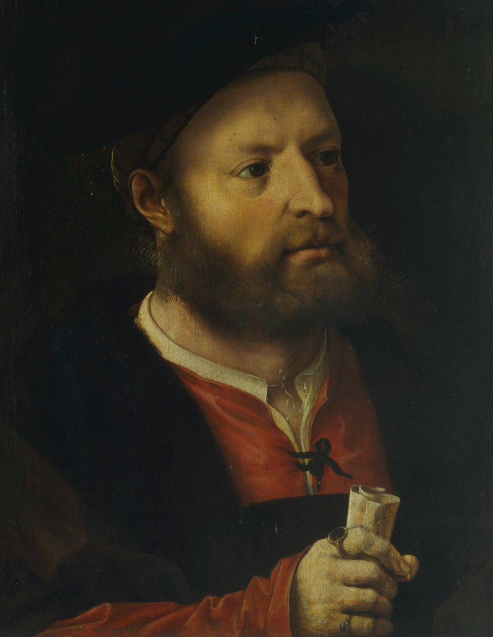 一个男人的肖像 作者 扬·高萨特（Jan Gossaert）