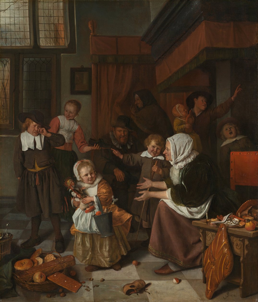 Sint Nicolaas节日 作者 扬·哈维克斯佐恩·斯汀