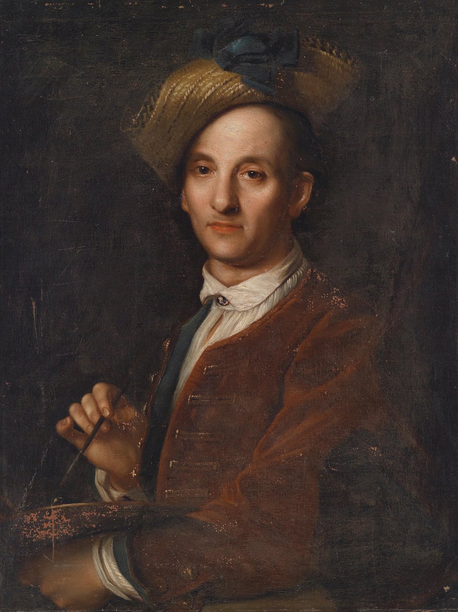 肖像大卫霍尔（1667-1720），画家 作者 扬·库佩克（JanKupecký）