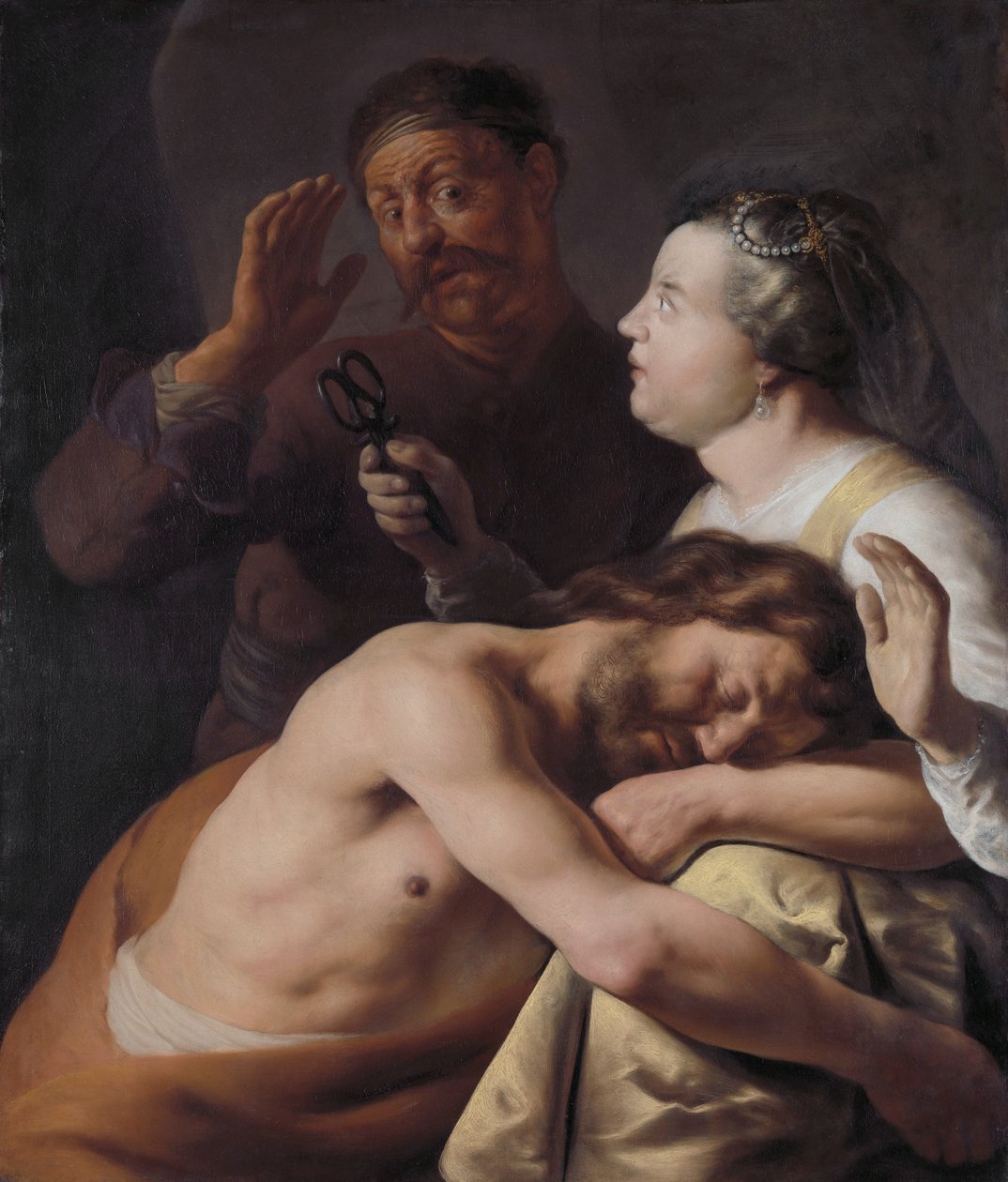参孙和大利拉 作者 扬·利文斯（Jan Lievens）