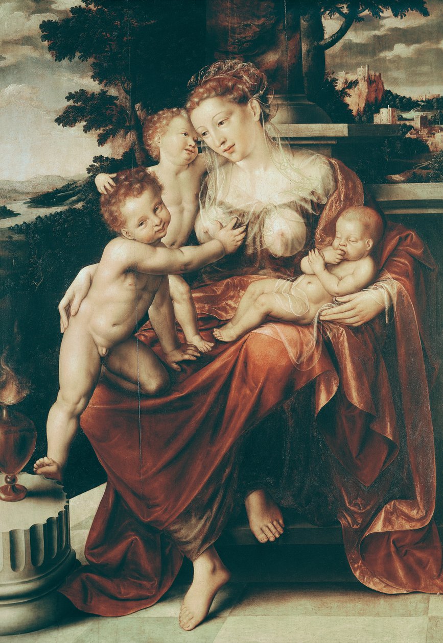 慈善机构，1544-58 作者 Jan Massys或Metsys