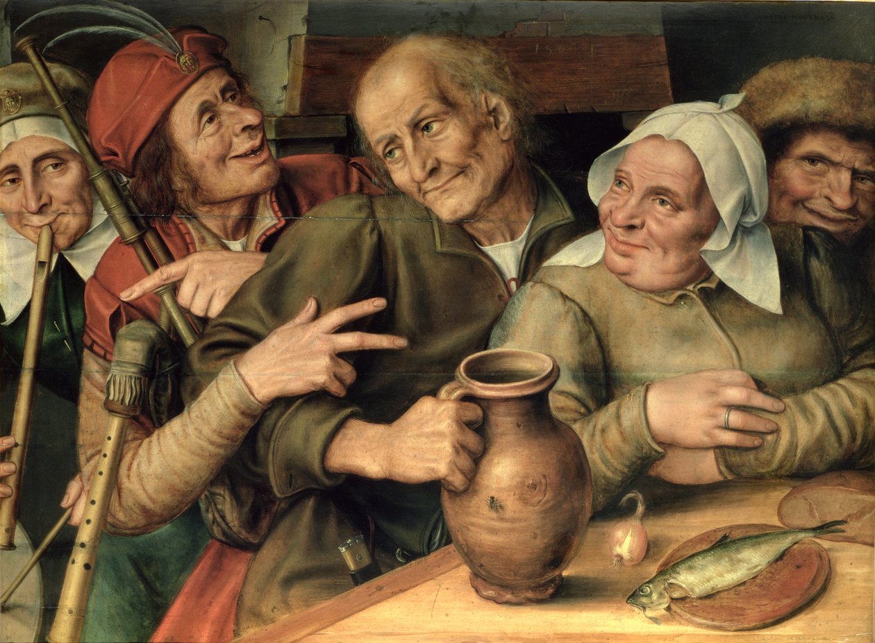 Jovial公司，1564（面板） 作者 Jan Massys或Metsys
