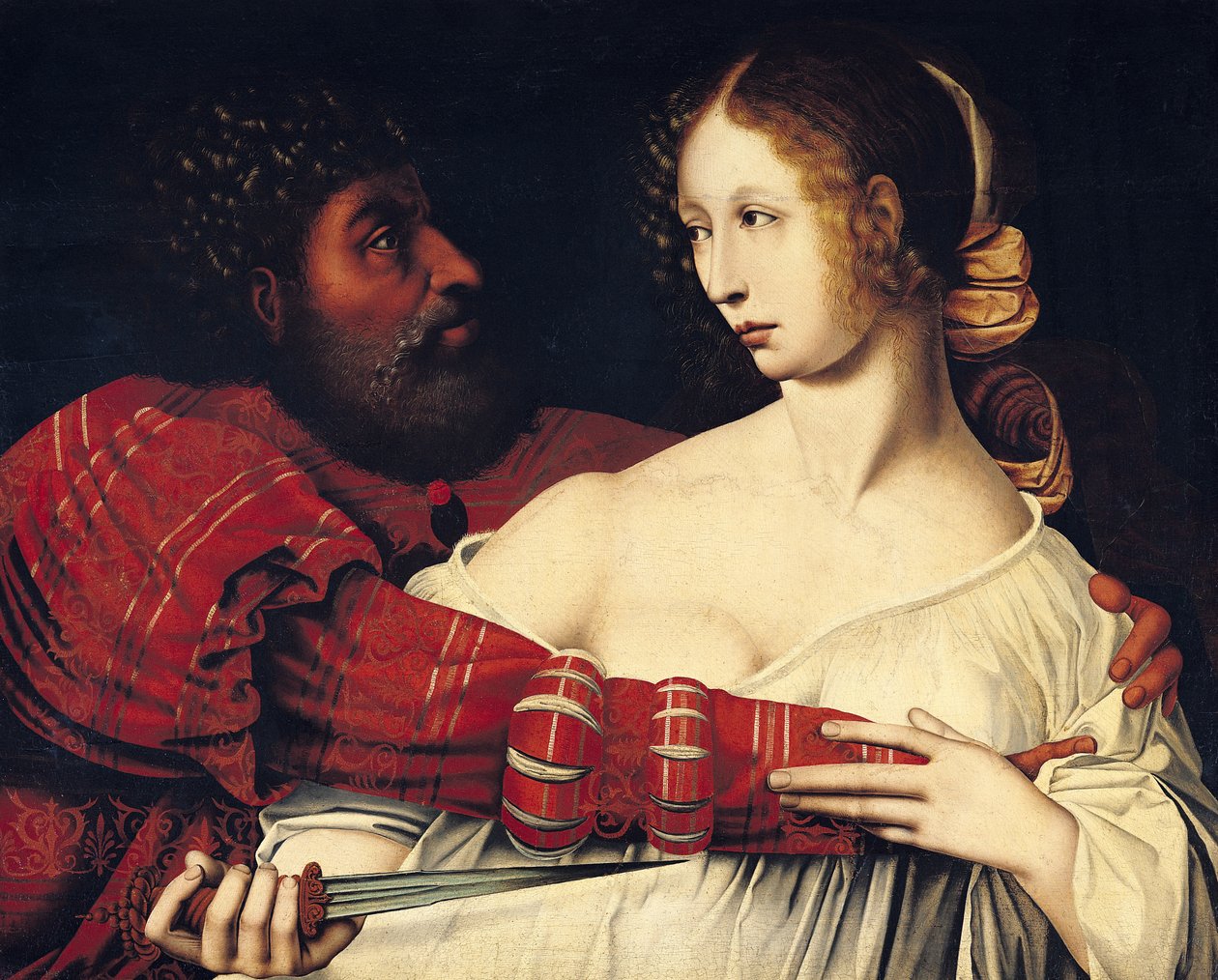 Tarquin和Lucretia 作者 Jan Massys或Metsys