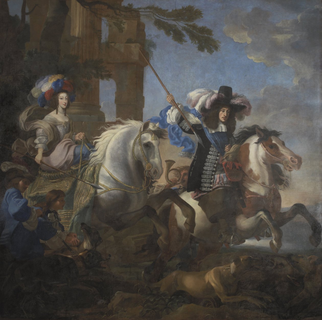 Savoy的Enrichetta Adelaide和巴伐利亚的Ferdinand 作者 扬·米尔（Jan Miel）