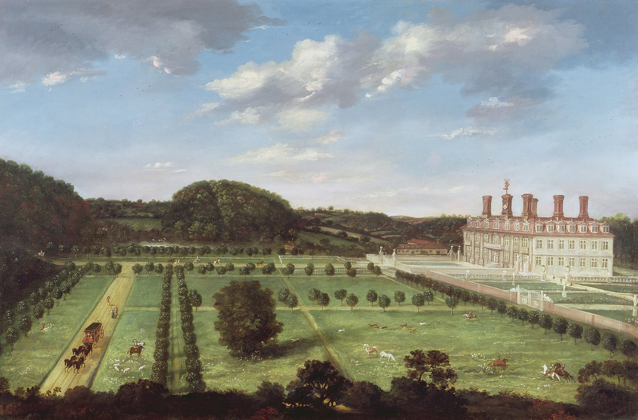 观点的Bayhall，Pembury，肯特，c.1675 作者 扬·西伯雷兹（Jan Siberechts）