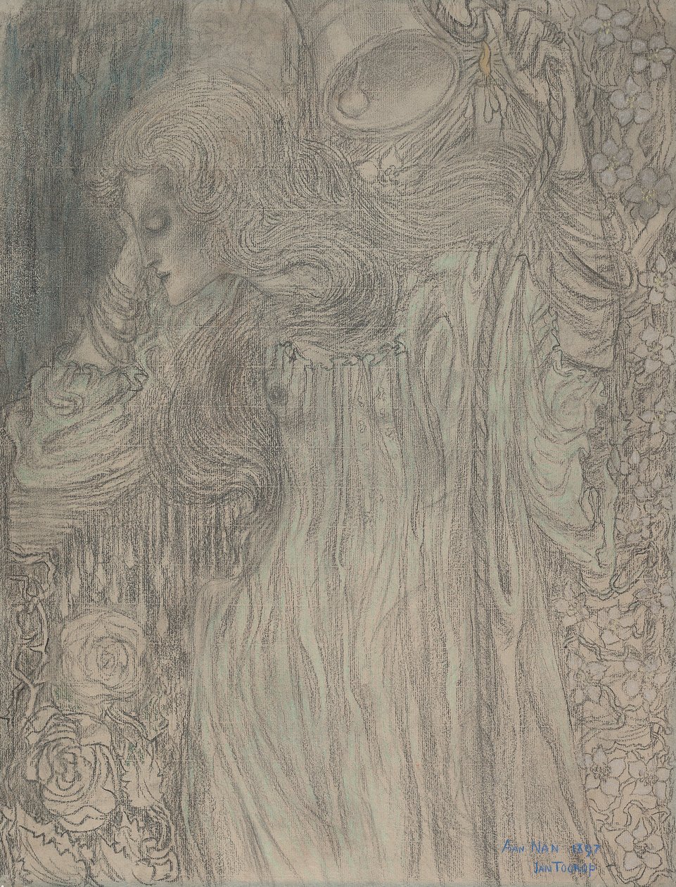梦想家，c。 1897 作者 扬·图洛普
