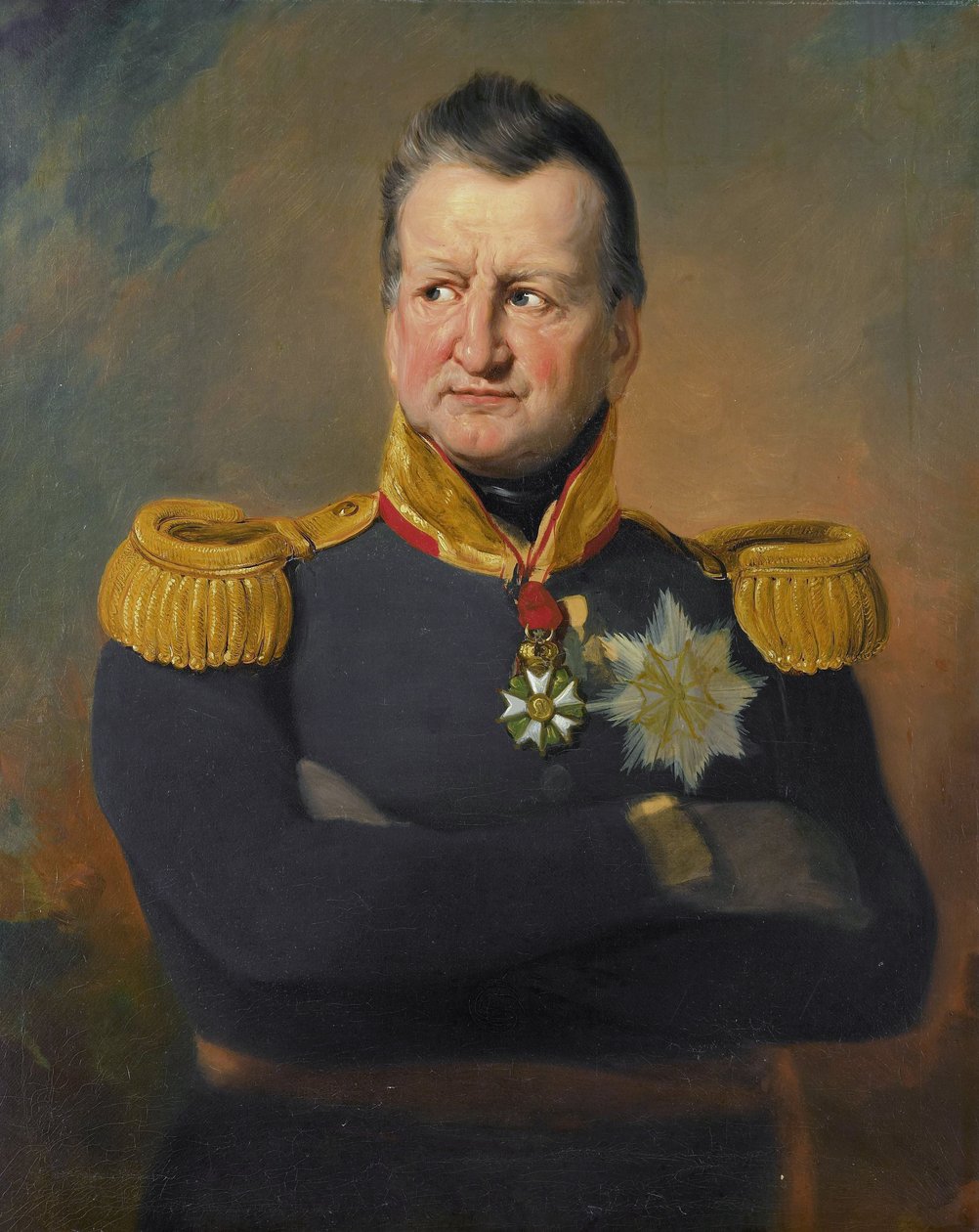 Jan Willem Pieneman将军David Hendrik Chasse将军的肖像 作者 简·威廉·皮涅曼